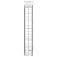 VidaXL Schanskorf gewelfd 100x30x160/180 cm gegalvaniseerd ijzer - thumbnail