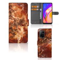 OPPO Reno5 Z | A94 5G | Bookcase | Marmer Bruin - thumbnail