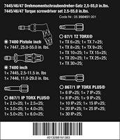 Wera 7445/46/47 Kraftform Momentschroevendraaier-set 2,5-55,0 in.lbs., 27 -delig - 1 stuk(s) - 05350451001 - thumbnail