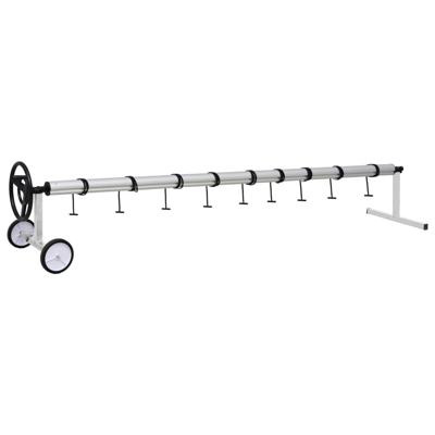 Zwembadhoesroller met roestvrijstalen frame