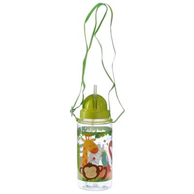 Zoo Duurzame BPA-vrij 450ml Kinder Waterfles Rietje