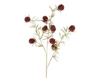 Spray lametta L21b7h70 cm rood/goud Everlands - Everlands - thumbnail