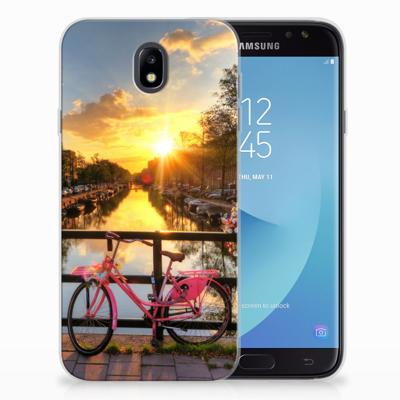 Samsung Galaxy J7 2017 | J7 Pro Siliconen Back Cover Amsterdamse Grachten Samsung Galaxy J7 2017 | J7 Pro Siliconen Back Cover Amsterdamse Grachten