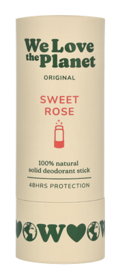 We Love The Planet Deo stick sweet rose - 40g We Love The Planet Deo stick sweet rose - 40g