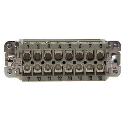 HARTING 09200162612 Pin-inzetstuk Han® A 16 + PE Schroeven 1 stuk(s) HARTING 09200162612 Pin-inzetstuk Han® A 16 + PE Schroeven 1 stuk(s)