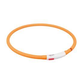 TRIXIE HALSBAND USB FLASH LIGHT LICHTGEVEND OPLAADBAAR ROYAL BLAUW 70X1CM