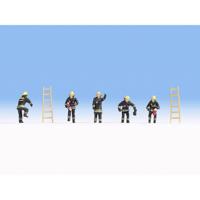 NOCH 36021 N Zwarte beschermende kleding figuren Geverfd, Staand - thumbnail