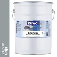Ruwol Betonverf Grijs (RAL 7040) 20 liter - thumbnail