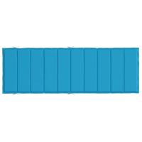 VidaXL Ligbedkussen 186x58x3 cm oxford stof blauw - thumbnail
