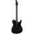 Spira Guitars T-400 MBK Satin Black elektrische gitaar - thumbnail
