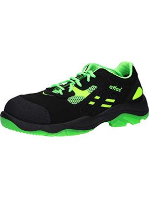Atlas Werkschoen Flash 2605 Laag S1P | Zwart/Groen | Maat 42 - 00.012.060.42