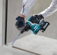 Makita HR010GD201 Accu combihamer SDS-Plus 2,1J + stofafzuiging XGT 40V Max 2.5Ah in Mbox - thumbnail