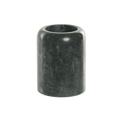 Tandenborstelhouder Home ESPRIT Groen Marmer 7,5 x 7,5 x 10 cm