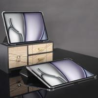 Hama Fold Clear Zwart Tablethoes - thumbnail