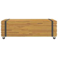 Salontafel 110x45x35 cm massief teakhout - thumbnail
