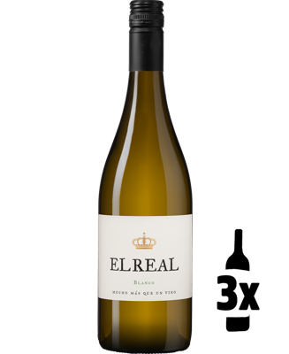 3 flessen El Real Blanco Probeerpakket
