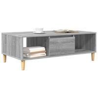 Salontafel Grijs sonoma 103.5 x 60 x 35 cm Bewerkt hout - thumbnail