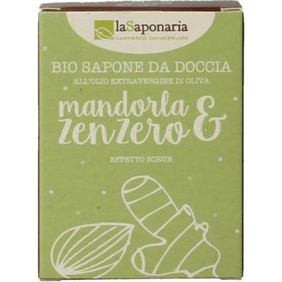 La Saponaria Zeep olive oil almond ginger 100 Gram