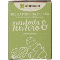 La Saponaria Zeep olive oil almond ginger 100 Gram - thumbnail