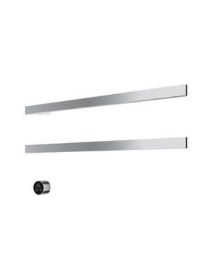 Hotbath &MORE set van 2 rails RAS80 SQUARE 80 cm met separate schakelaar en inbouw element Chroom (RAS80-2CR) Hotbath &MORE set van 2 rails RAS80 SQUARE 80 cm met separate schakelaar en inbouw element Chroom (RAS80-2CR)
