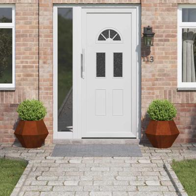 VidaXL Plantenbak 2 pcs roestig 50 x 50 x 40 cm cortenstaal