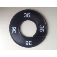 Maatring 9cm zwart/wit 36 - thumbnail