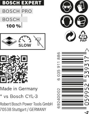 Bosch Accessoires Expert MultiConstruction CYL-9 boor 5 x 50 x 85 mm, d 5 mm - 1 stuk(s) - 2608900638 - thumbnail