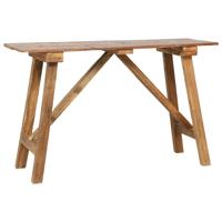 Wandtafel 130x40x80 cm gemengd gerecycled hout - thumbnail