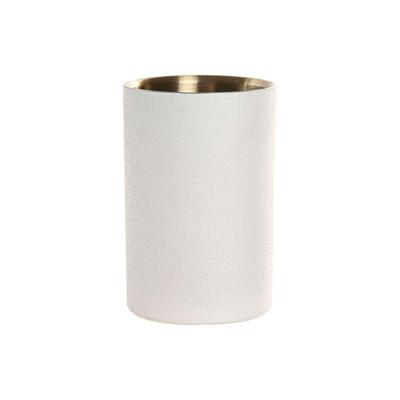 Wijnfleskoeler Home ESPRIT Wit Gouden Roestvrij staal Aluminium 12 x 12 x 18 cm Wijnfleskoeler Home ESPRIT Wit Gouden Roestvrij staal Aluminium 12 x 12 x 18 cm