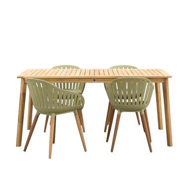 Le Sud tuinset Rodez Dijon - lichtgroen - 5-delig