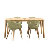 Le Sud tuinset Rodez Dijon - lichtgroen - 5-delig - thumbnail