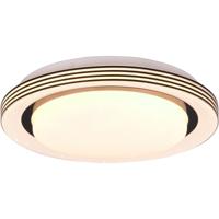 LED Plafondlamp - Plafondverlichting - Trion Atras - 10.5W - Aanpasbare Kleur - Afstandsbediening - Dimbaar - Sterlicht - Rond - Mat Zwart - Kunststof - thumbnail