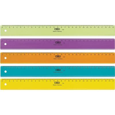 M+R lat, uit plastic, in geassorteerde kleuren, 30 cm