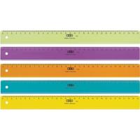 M+R lat, uit plastic, in geassorteerde kleuren, 30 cm - thumbnail