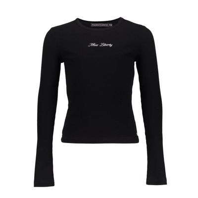 Frankie & Liberty winter t-shirt meisjes - zwart