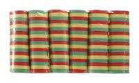 Set 6 Rollen serpentines rood/geel/groen (4 m) - thumbnail