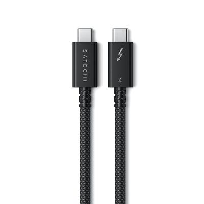 Satechi Thunderbolt 4 pro cable (1m/240W) - Black Satechi Thunderbolt 4 pro cable (1m/240W) - Black