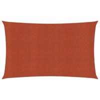 VidaXL Zonnezeil 160 g/m² 2x5 m hdpe terracottakleurig - thumbnail