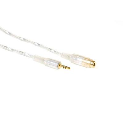 ACT AK2254 High Quality Verlengkabel 3,5mm Stereo Jack Male - Female - 5 meter