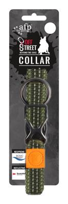 AFP Off Street - Dog Collar Olijfgroen S