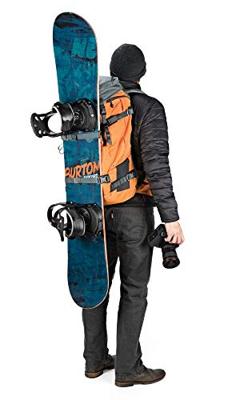 Lowepro Powder Backpack 500 AW Rugzak Grijs, Oranje