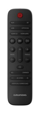 Grundig DSB 3000 Soundbar Zwart Incl. draadloze subwoofer