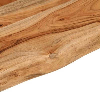 Wandschap rechthoekig natuurlijke rand 180x20x3,8 cm acaciahout Wandschap rechthoekig natuurlijke rand 180x20x3,8 cm acaciahout