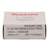 Makita F-32155 Pin 25mm RVS VE=10000 - thumbnail