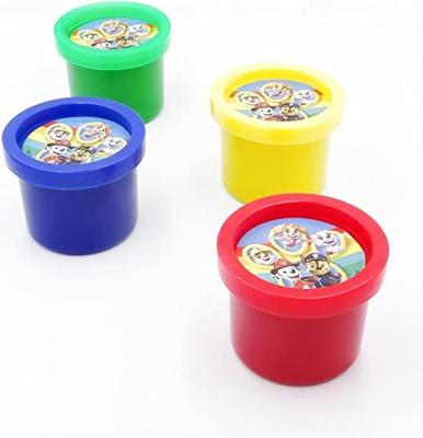 Paw Patrol vingerverfset met schort blauw - thumbnail