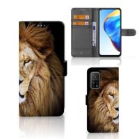 Xiaomi Mi 10T Pro | Mi 10T | Telefoonhoesje | Met pasjeshouder | Leeuw - thumbnail