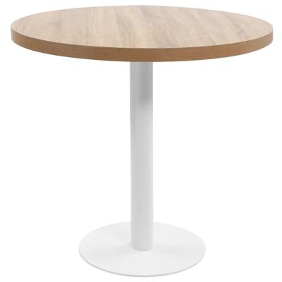 Bistrotafel 80 cm MDF lichtbruin