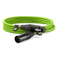 Rode XLR-3M Green premium XLR-kabel 3 meter - thumbnail