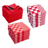 Byrklund Keukenset Clean Rood - 18 delig - Theedoeken, Keukendoeken & Vaatdoeken - thumbnail