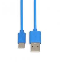 iBox IKUMTCB USB-kabel 1 m USB 2.0 USB A USB C Blauw - thumbnail